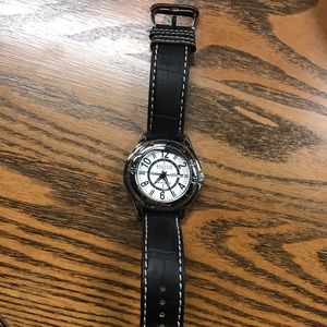 Men’s Ecclissi Leather Watch